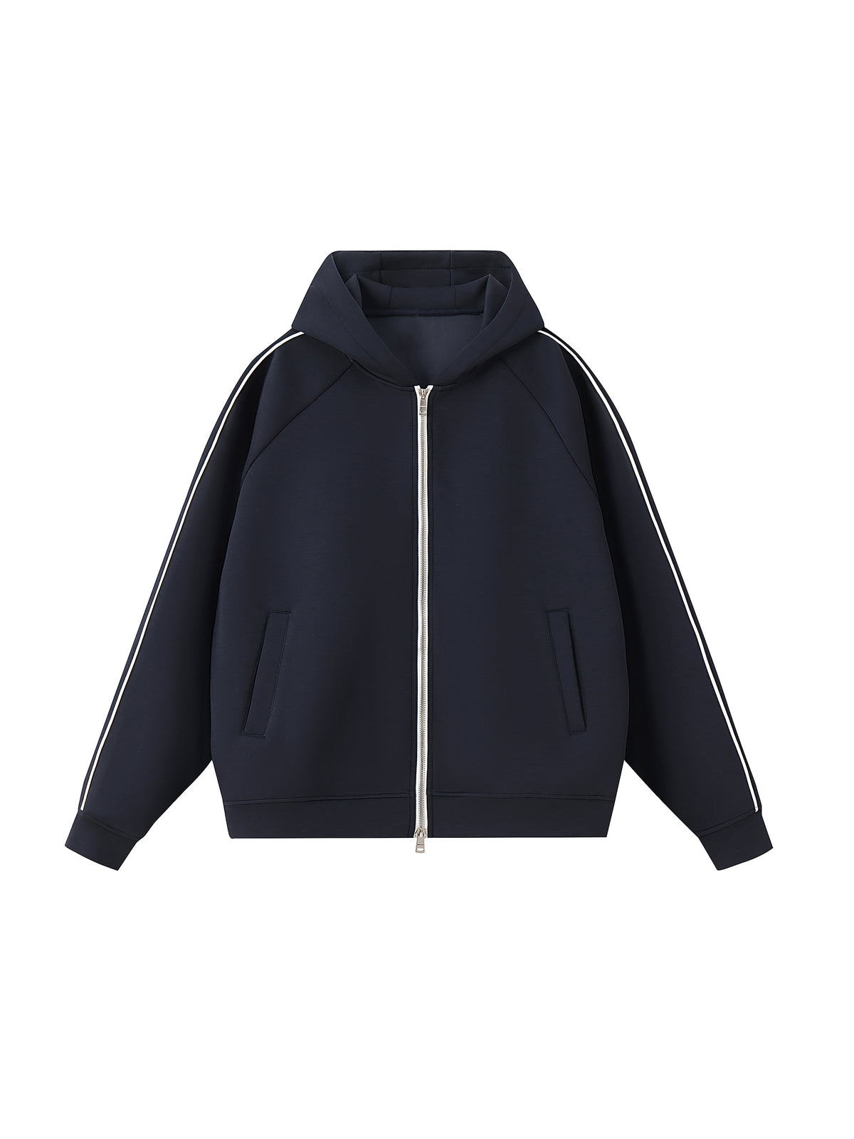 Bluza Zip Hoodie Raglan Heavyweight – Nowrocky™ — mankiet i ściągacz przy nadgarstku