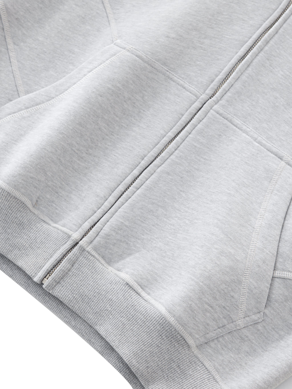 Bluza Boxy Zip Contrast Stitch – Nowrocky™
