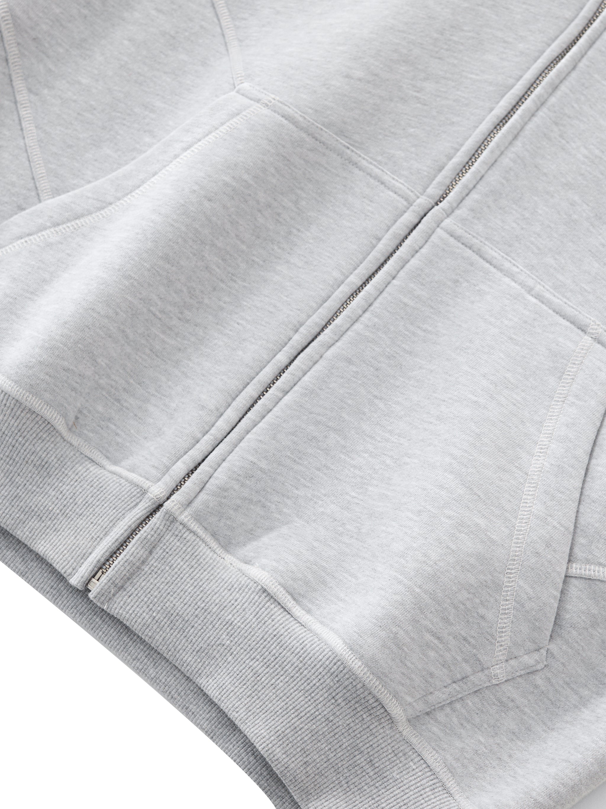 Bluza Boxy Zip Contrast Stitch – Nowrocky™