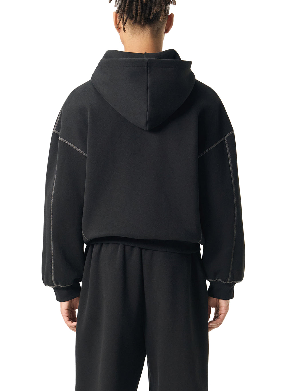 Bluza Boxy Zip Contrast Stitch – Nowrocky™