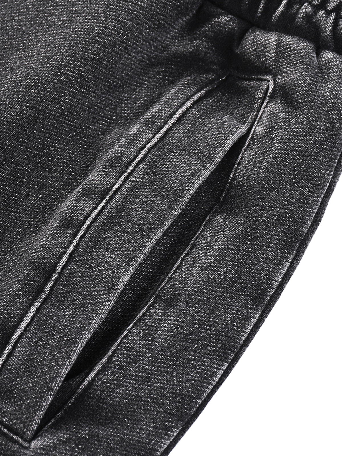 Spodnie Dresowe Snow Wash Jogger – Nowrocky™ — układ na płasko, całe spodnie