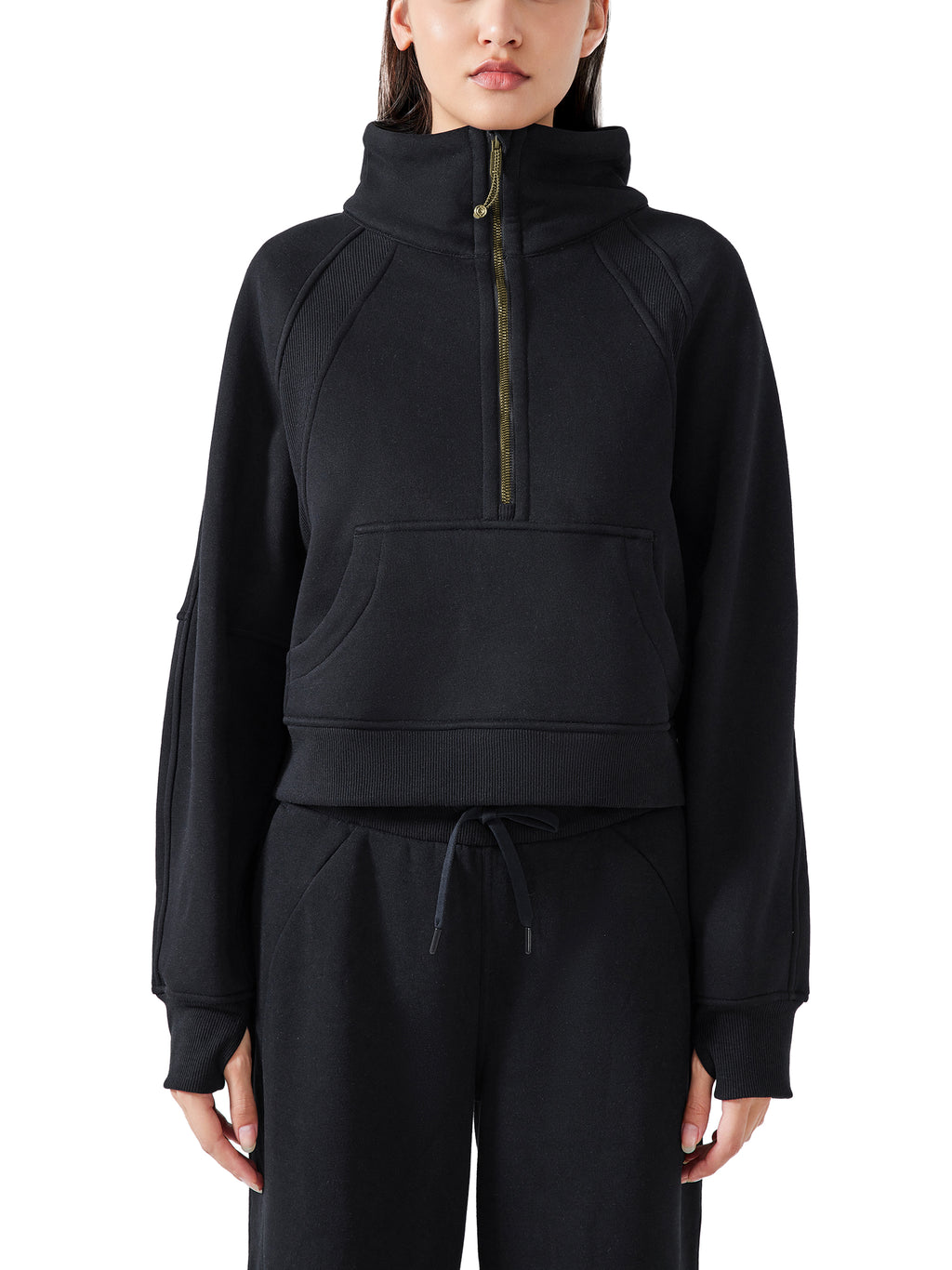 Bluza Cropped Half-Zip – Nowrocky™