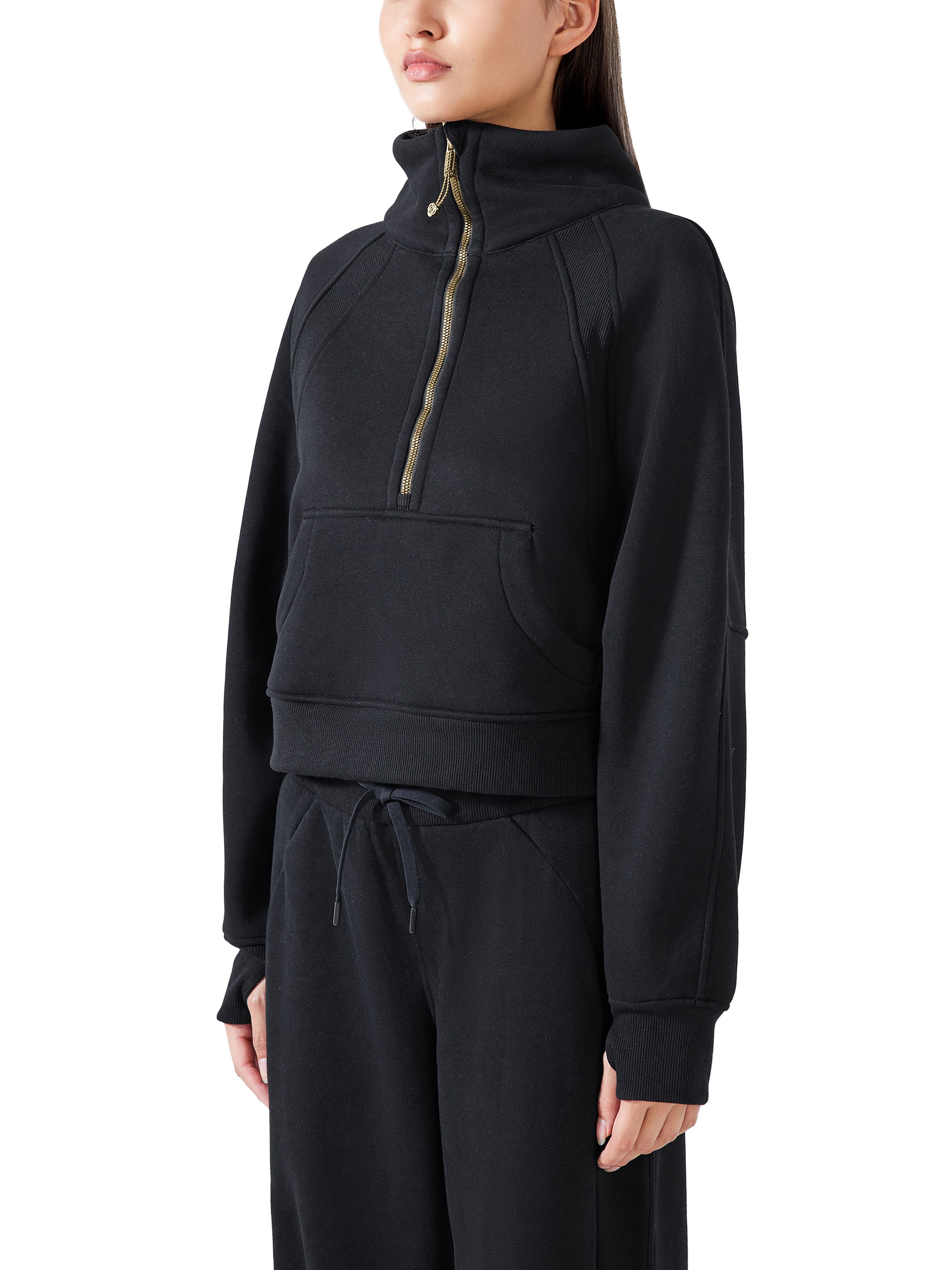 Bluza Cropped Half-Zip – Nowrocky™