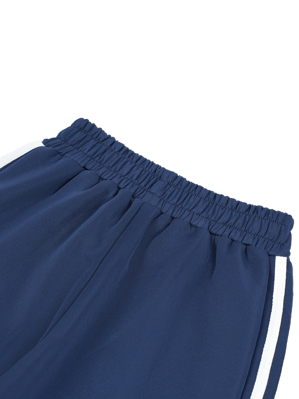 Spodnie Dresowe Dziecięce Contrast Tape – Nowrocky™ — proporcje kroju w kadrze do kolan
