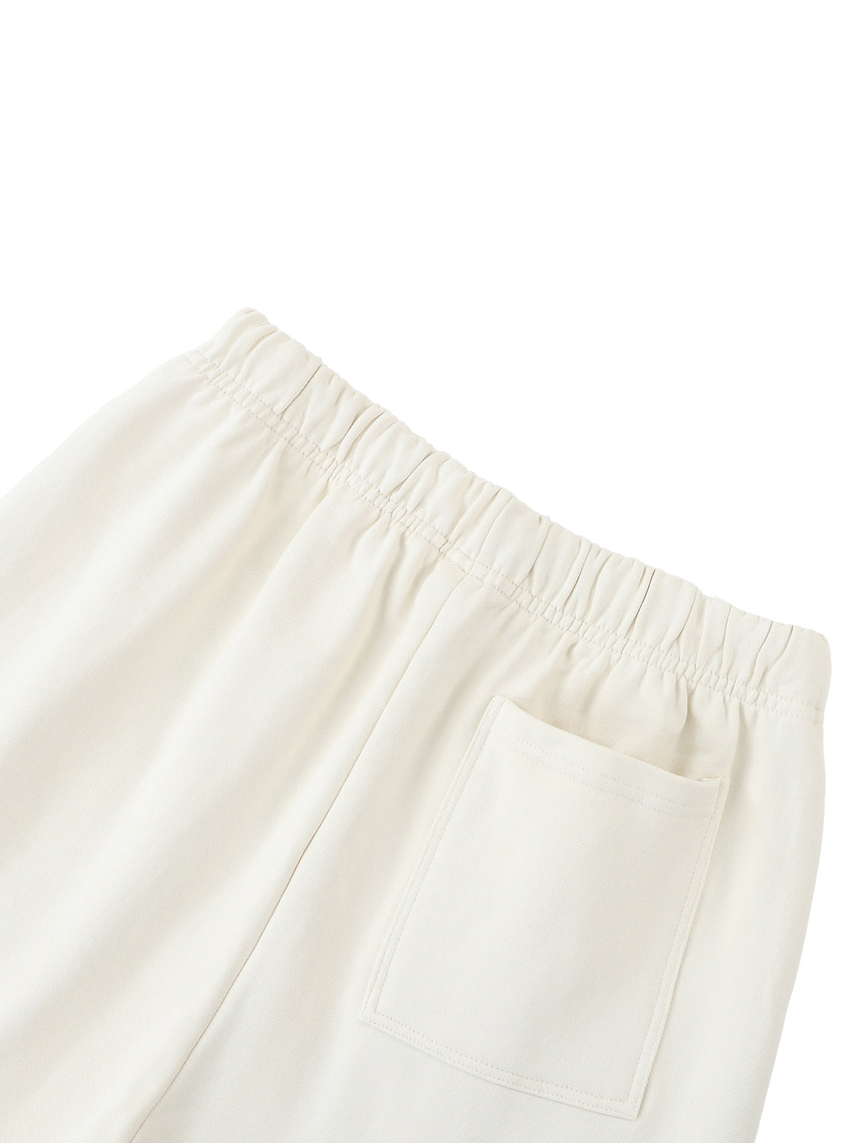 Spodnie Dresowe Heavyweight Cotton – Nowrocky™ — proporcje kroju w kadrze do kolan