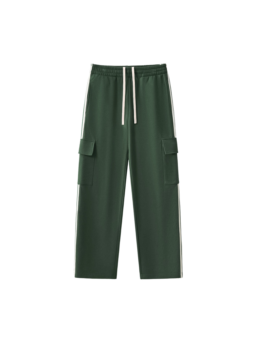 Spodnie Cargo Side Stripe Straight Leg – Nowrocky™ — detal bocznego lampasa