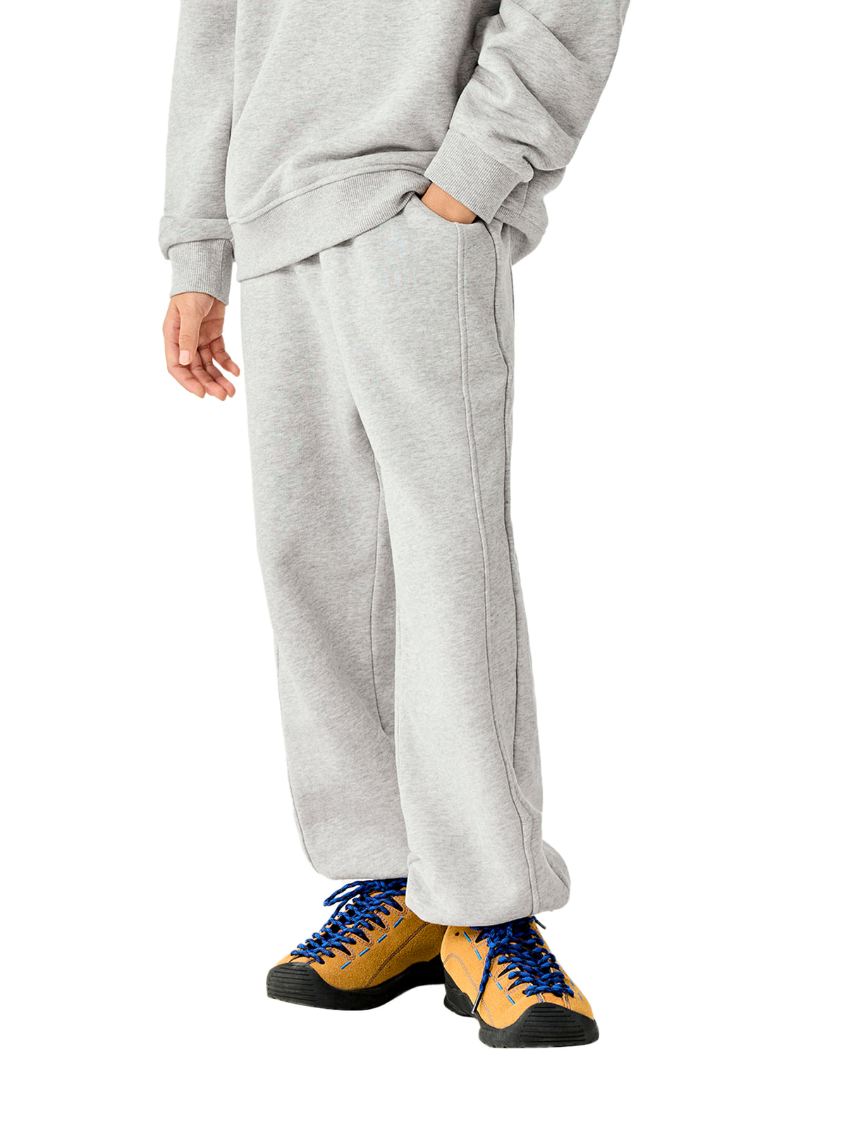 Spodnie Dresowe Dziecięce Fleece Jogger – Nowrocky™ — ściągacz przy kostce