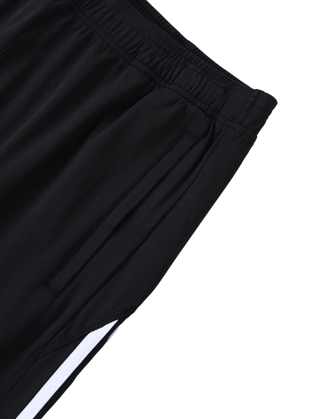 Spodnie Treningowe Side Stripe – Nowrocky™ — ujęcie z profilu, linia nogawki