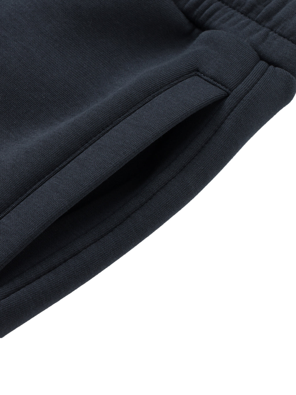 Spodnie Dresowe Jogger Tapered – Nowrocky™ — faktura dresówki w zbliżeniu