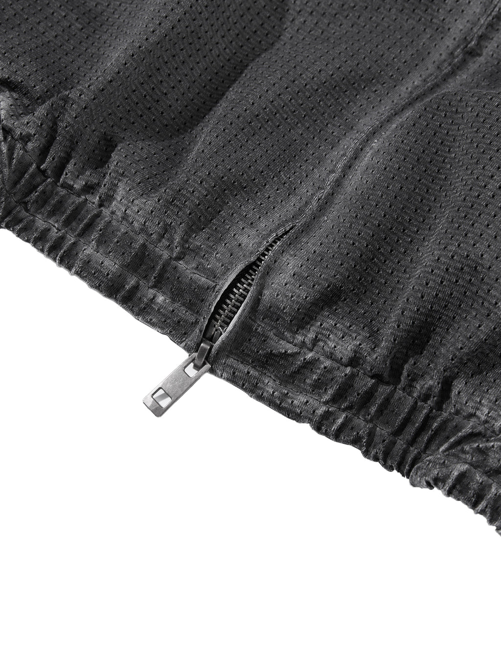 Kurtka Mesh Vintage Wash Full Zip – Nowrocky™ — detal szwu barkowego