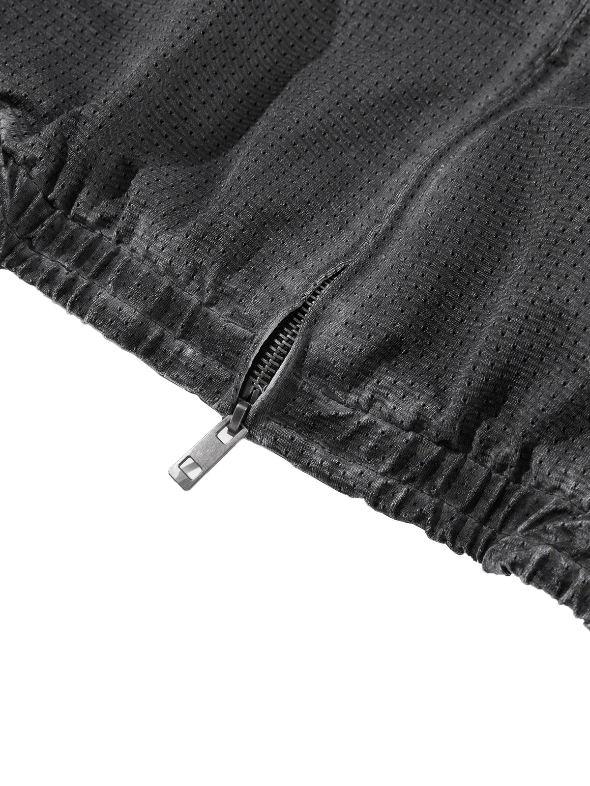 Kurtka Mesh Vintage Wash Full Zip – Nowrocky™ — detal szwu barkowego