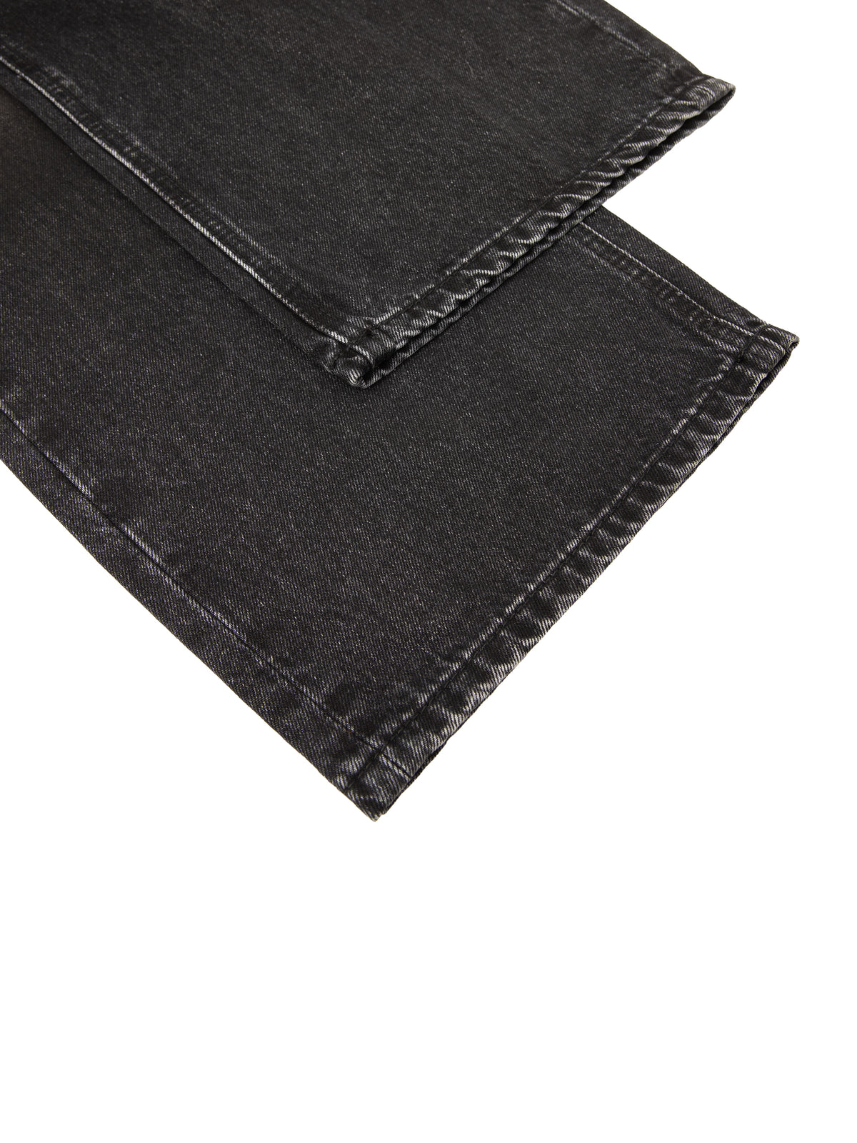 Jeansy Heavyweight Vintage Wash – Nowrocky™ — pas ze szlufkami i zapięciem