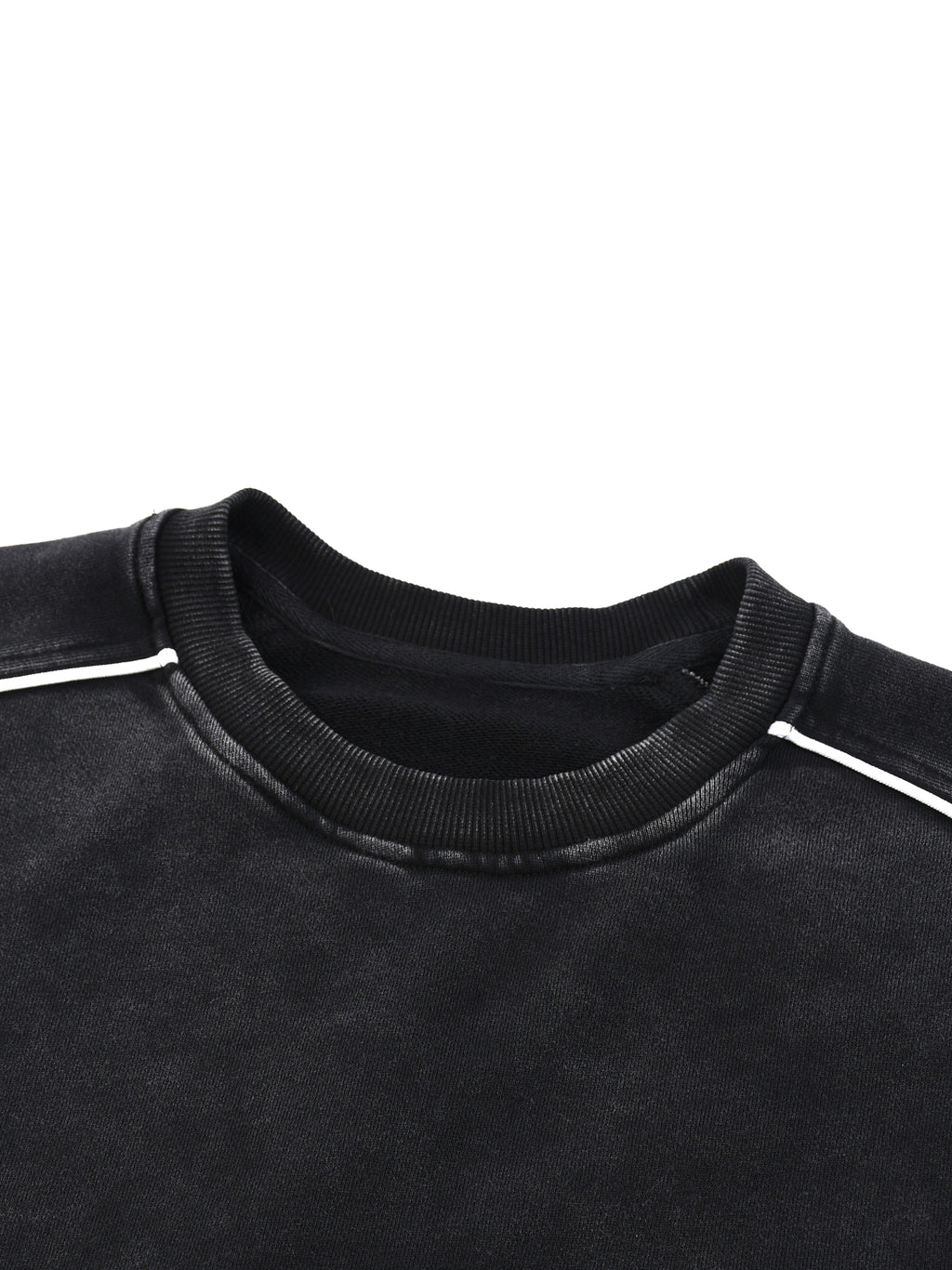 Bluza z obszyciem typu Piping i surowym wykończeniem brzegów Mineral Wash – Nowrocky™