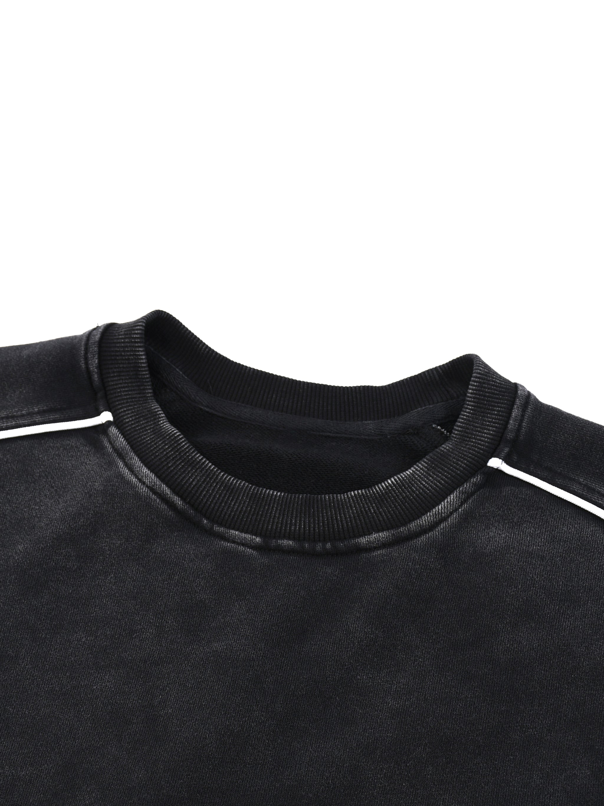 Bluza z obszyciem typu Piping i surowym wykończeniem brzegów Mineral Wash – Nowrocky™