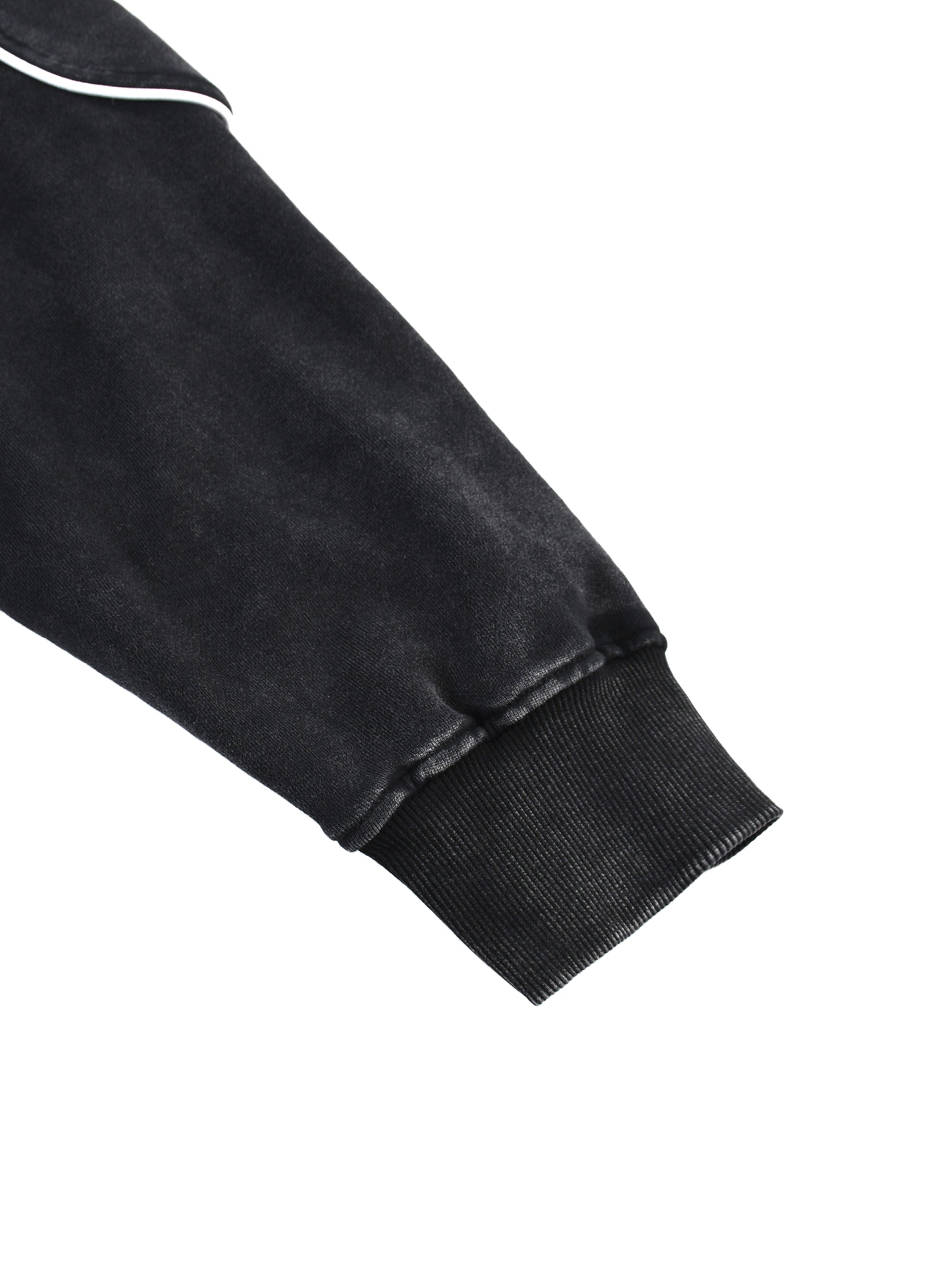 Bluza z obszyciem typu Piping i surowym wykończeniem brzegów Mineral Wash – Nowrocky™