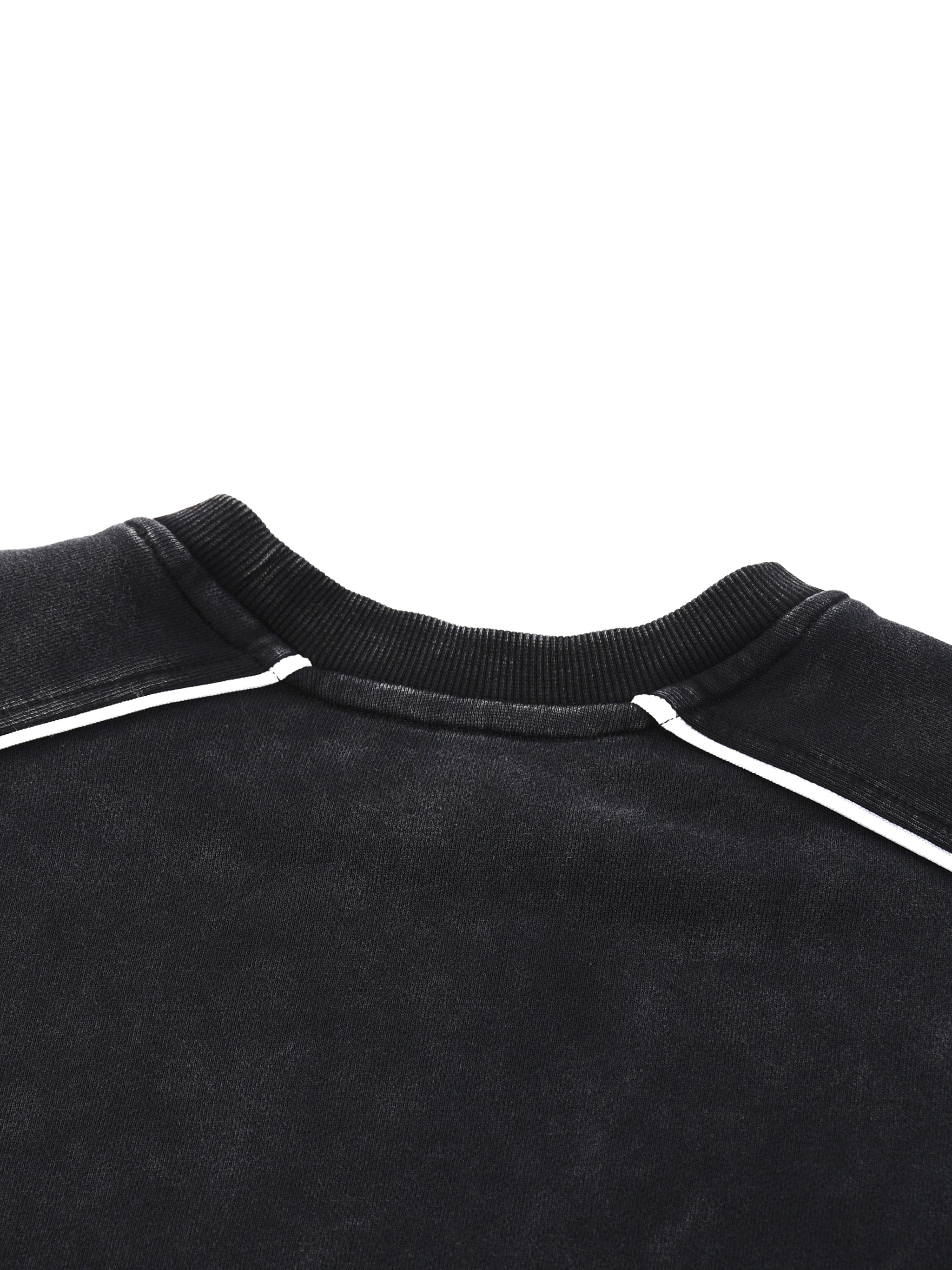 Bluza z obszyciem typu Piping i surowym wykończeniem brzegów Mineral Wash – Nowrocky™