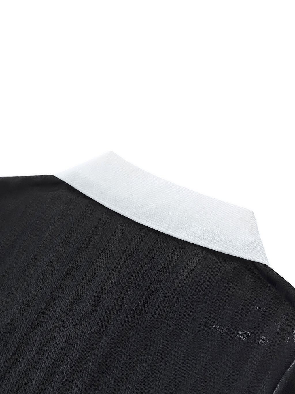Krótki Top Jersey z Kontrastowym Kołnierzykiem – Nowrocky™