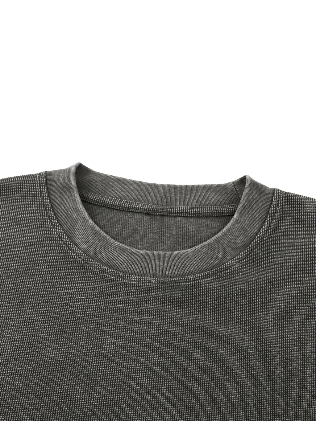 T-shirt Mineral Wash Waffle Knit – Nowrocky™