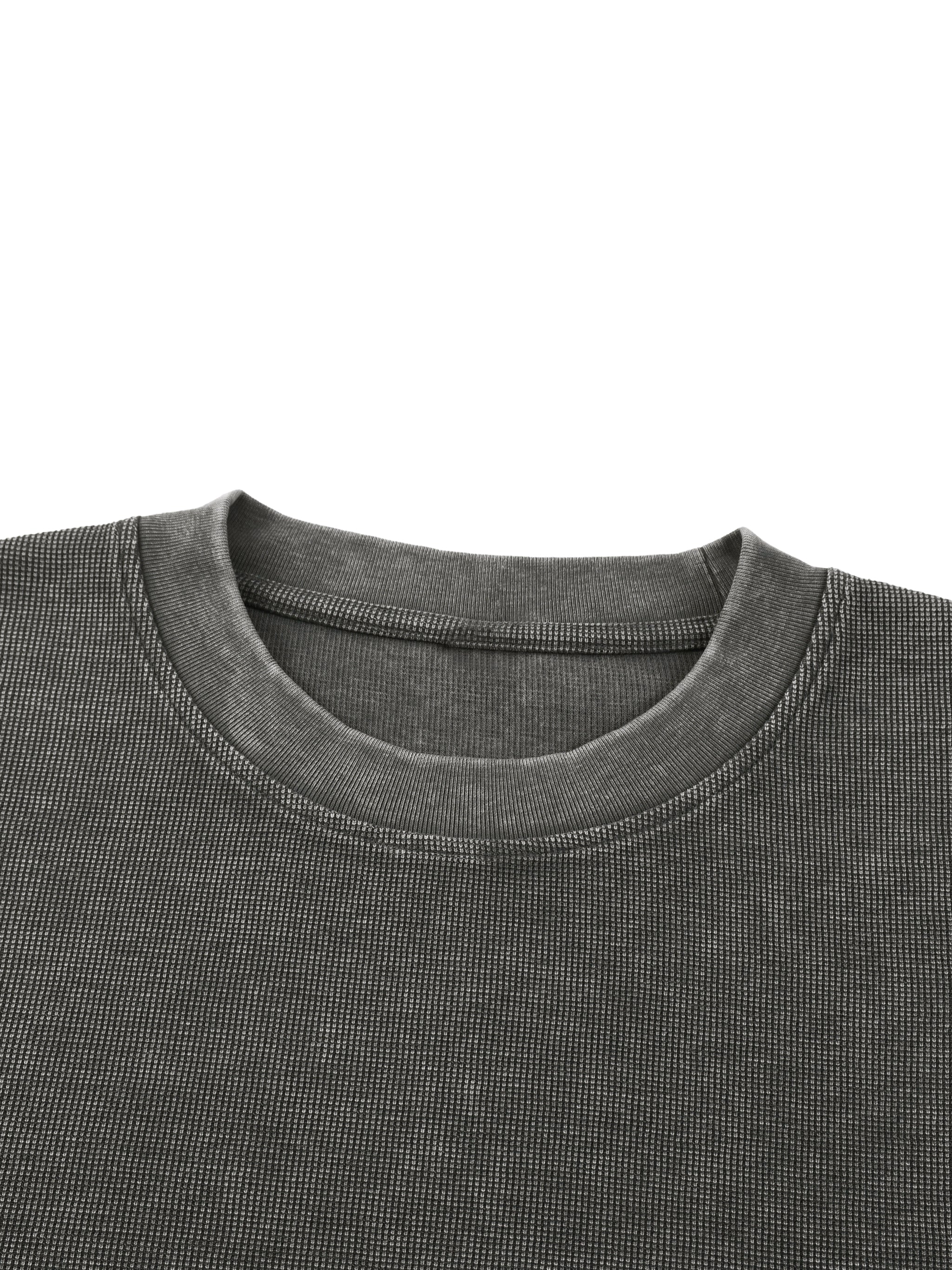 T-shirt Mineral Wash Waffle Knit – Nowrocky™