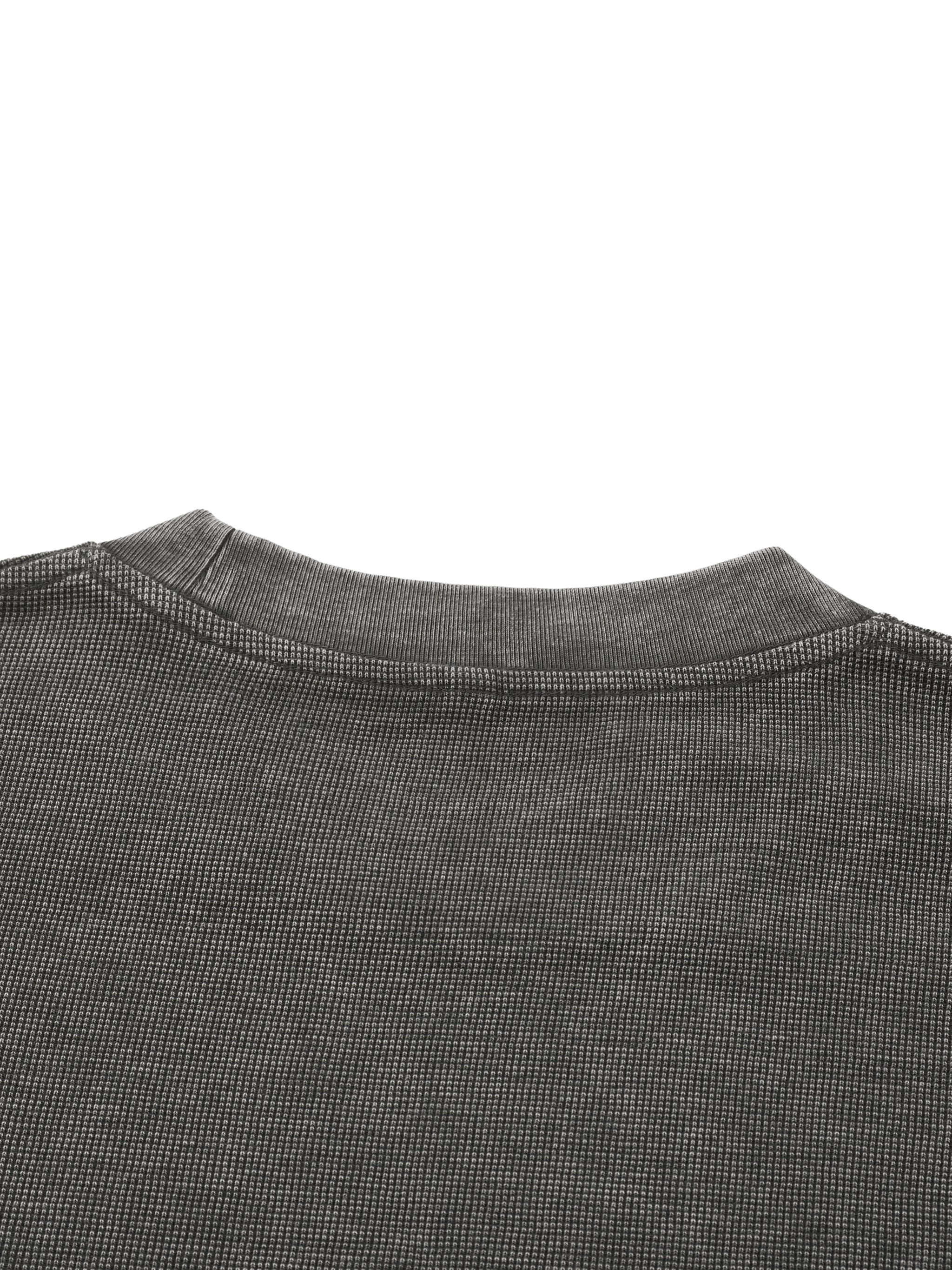 T-shirt Mineral Wash Waffle Knit – Nowrocky™