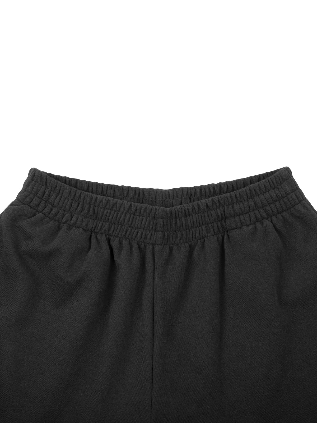 Spodnie Dresowe Curved Stripe Straight – Nowrocky™ — układ na płasko, pełny krój