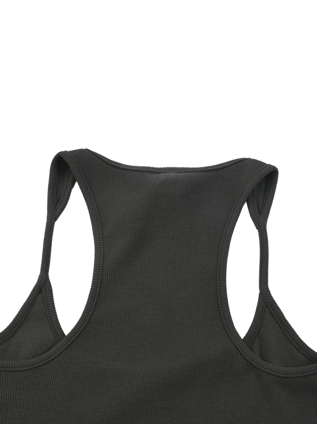Tank Top Ribbed Racerback – Nowrocky™ — zbliżenie na nadruk