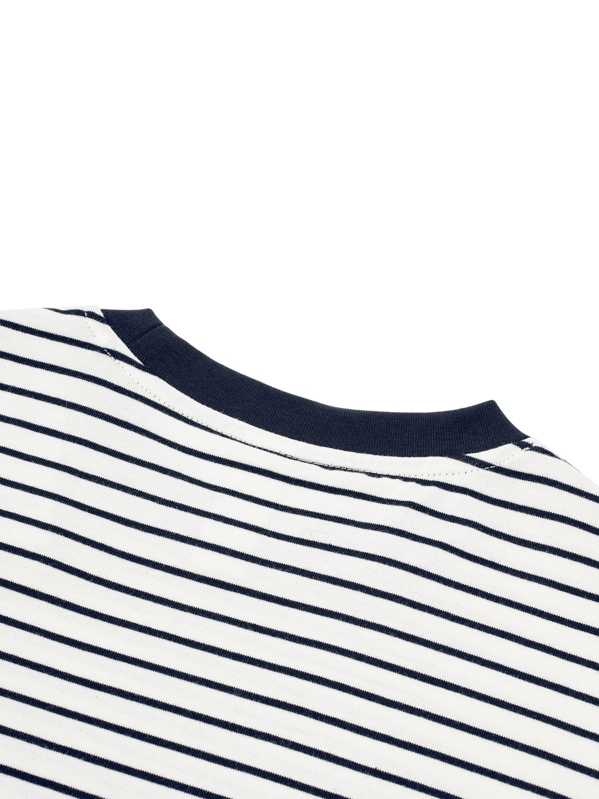 Longsleeve Dziecięcy Paski Contrast Rib – Nowrocky™ — proporcje długości na sylwetce