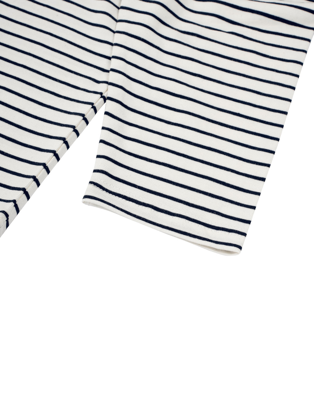 Longsleeve Dziecięcy Paski Contrast Rib – Nowrocky™ — kadr do pasa od przodu