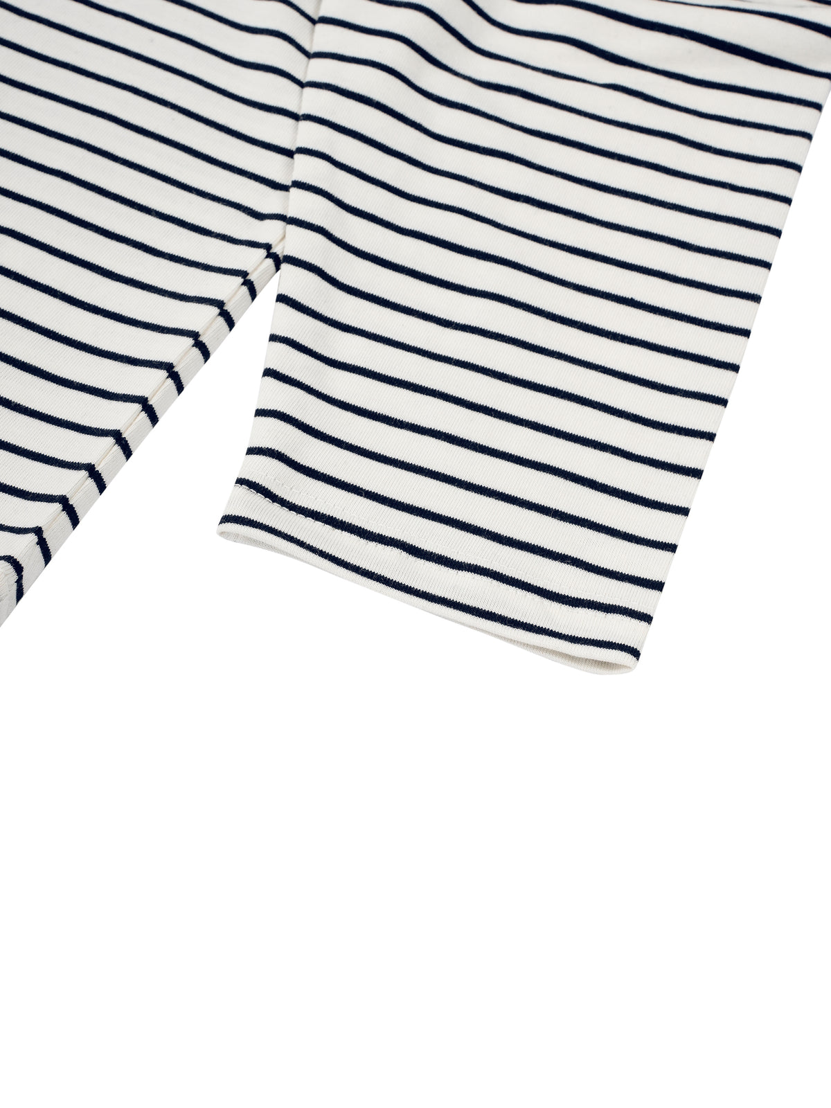 Longsleeve Dziecięcy Paski Contrast Rib – Nowrocky™ — kadr do pasa od przodu