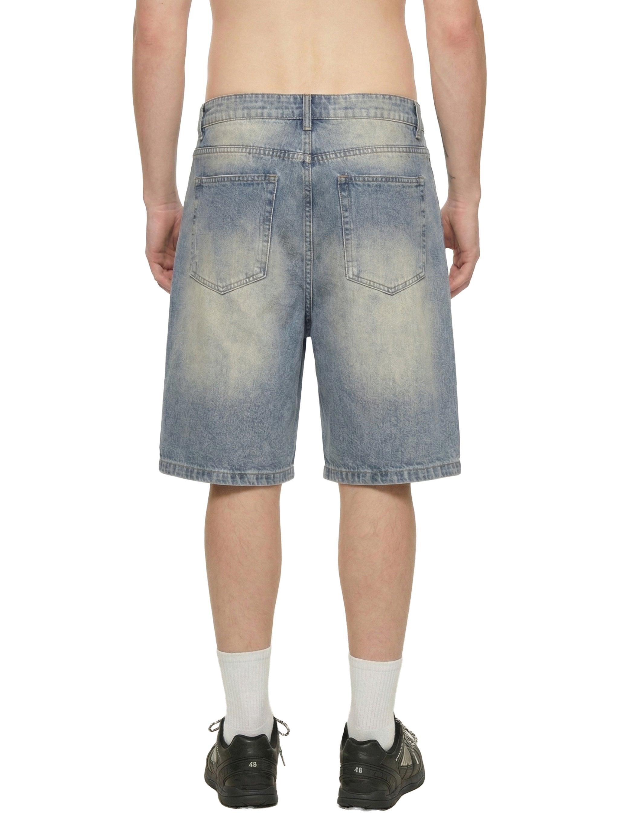 Szorty Baggy Faded Denim – Nowrocky™