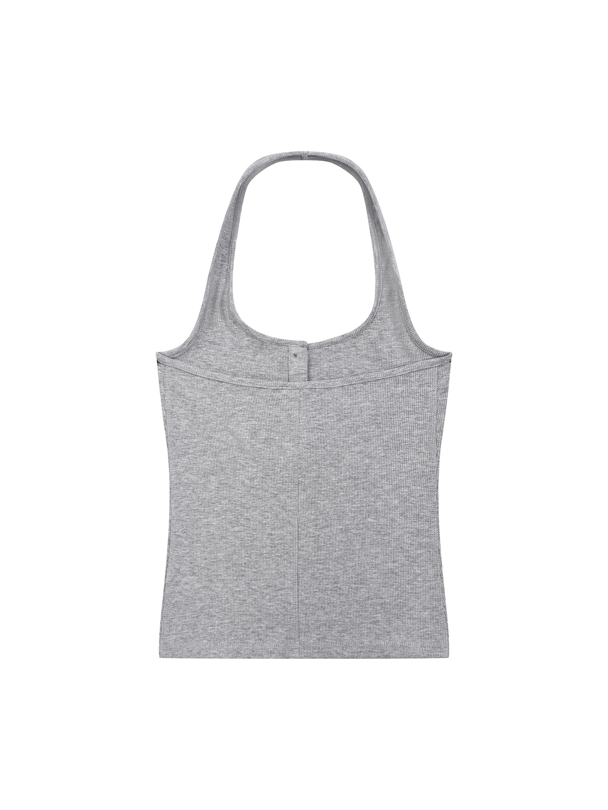Tank Top Ribbed Henley – Nowrocky™ — dolna krawędź i szew boczny