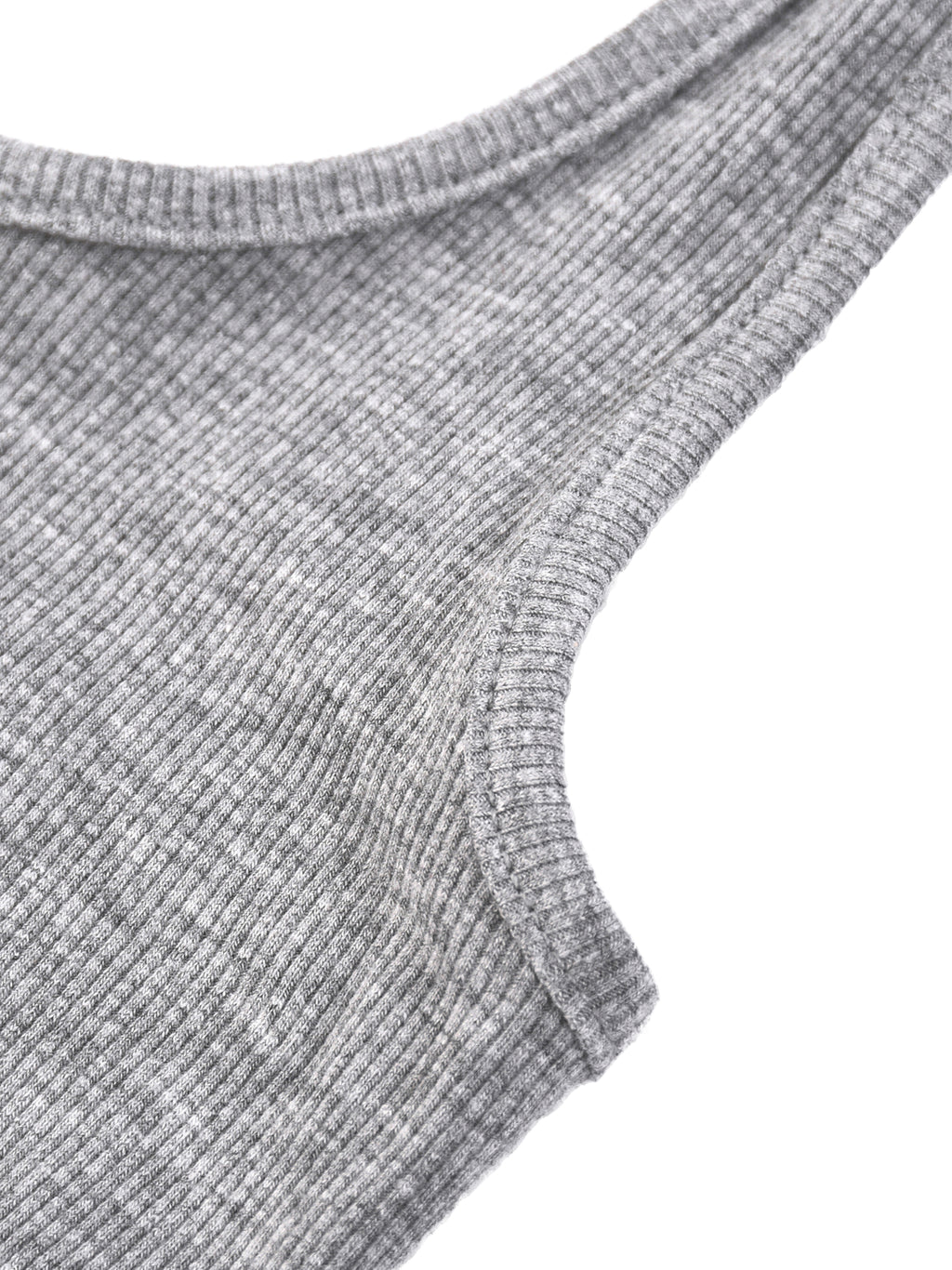 Tank Top Ribbed Henley – Nowrocky™ — zbliżenie na nadruk