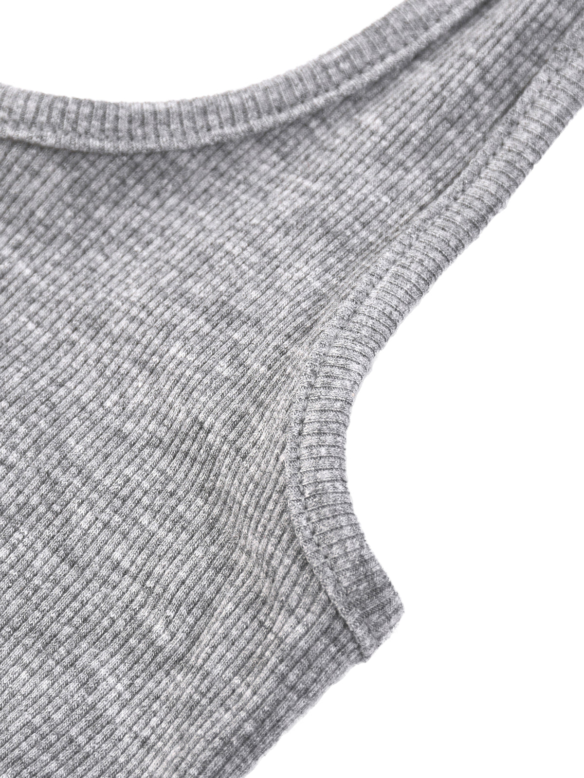 Tank Top Ribbed Henley – Nowrocky™ — zbliżenie na nadruk