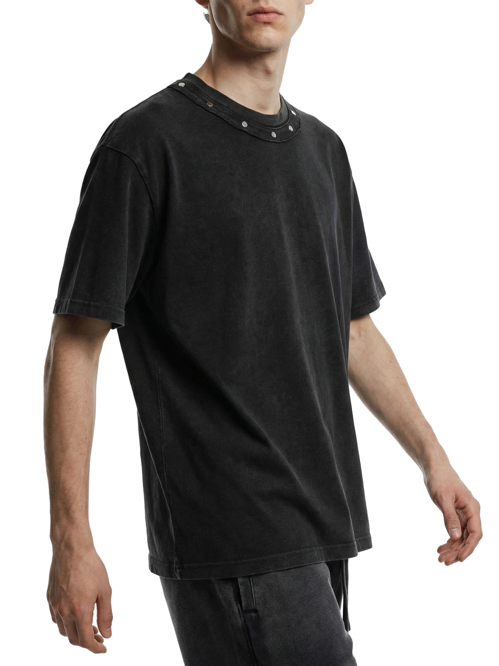 T-shirt Washed Boxy Studded – Nowrocky™