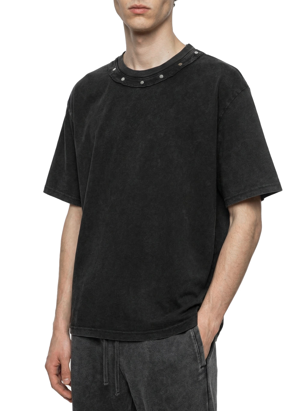 T-shirt Washed Boxy Studded – Nowrocky™
