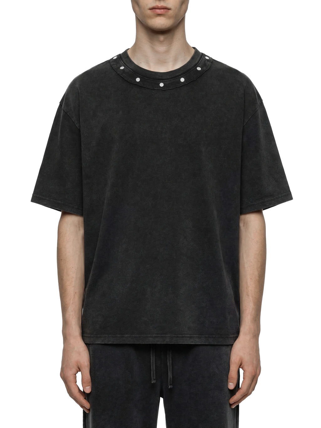 T-shirt Washed Boxy Studded – Nowrocky™