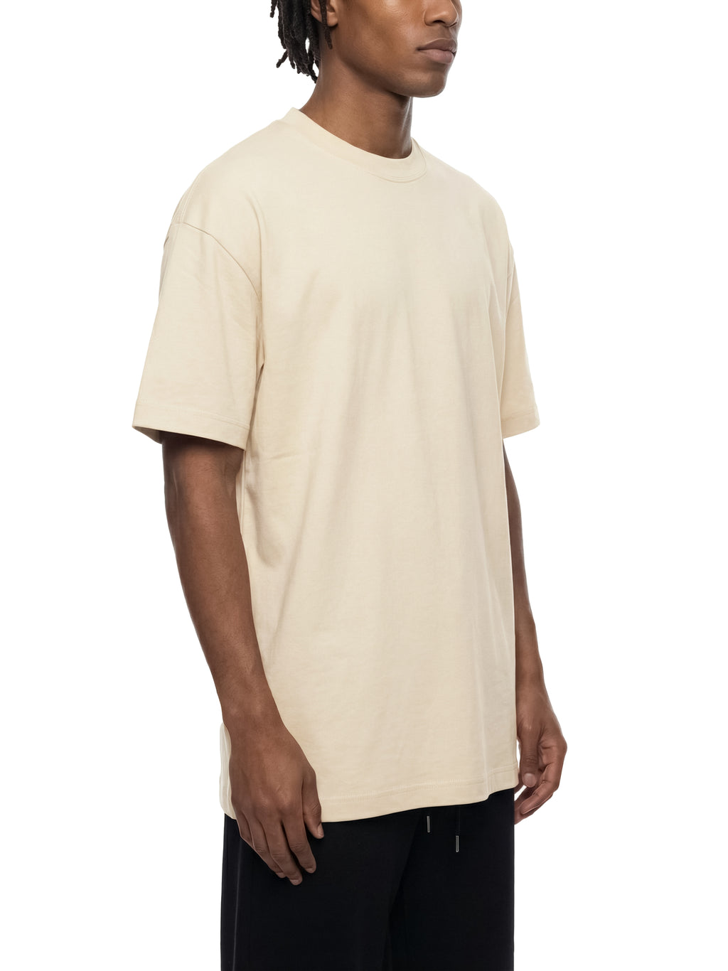 T-shirt Oversized Drop Shoulder – Nowrocky™ — detal przeszyć bocznych