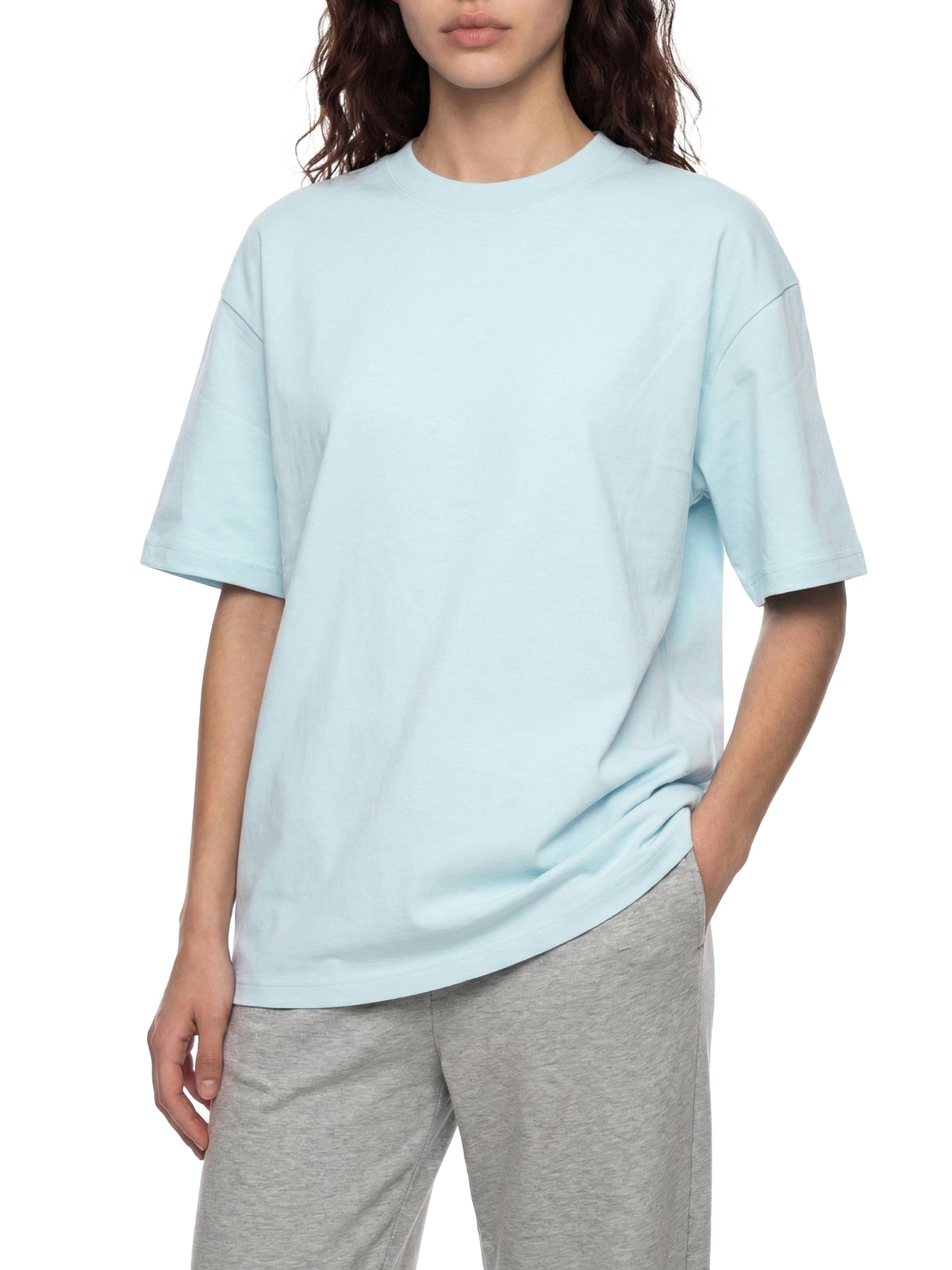 T-shirt Oversized Drop Shoulder – Nowrocky™ — kadr do pasa od tyłu