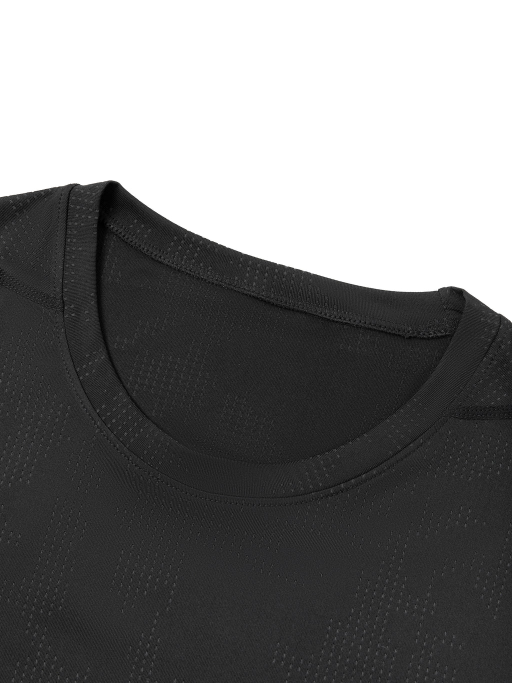 T-shirt Jacquard Mesh – Nowrocky™ — logo marki, zbliżenie