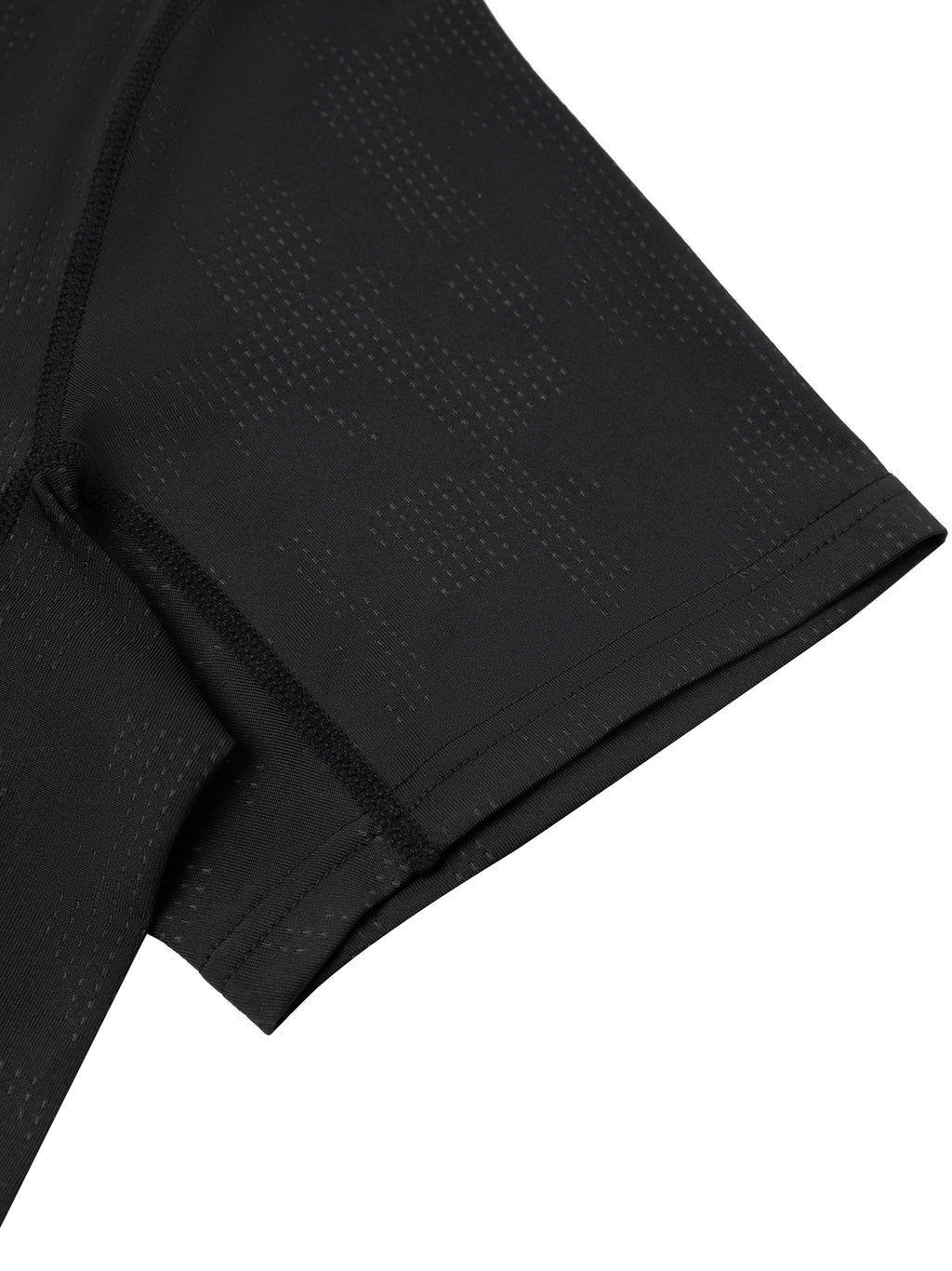 T-shirt Jacquard Mesh – Nowrocky™ — mankiet rękawa z bliska