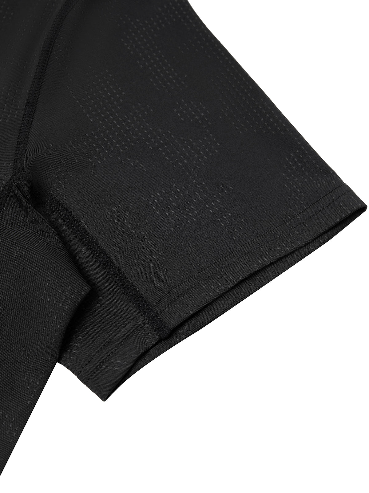T-shirt Jacquard Mesh – Nowrocky™ — mankiet rękawa z bliska