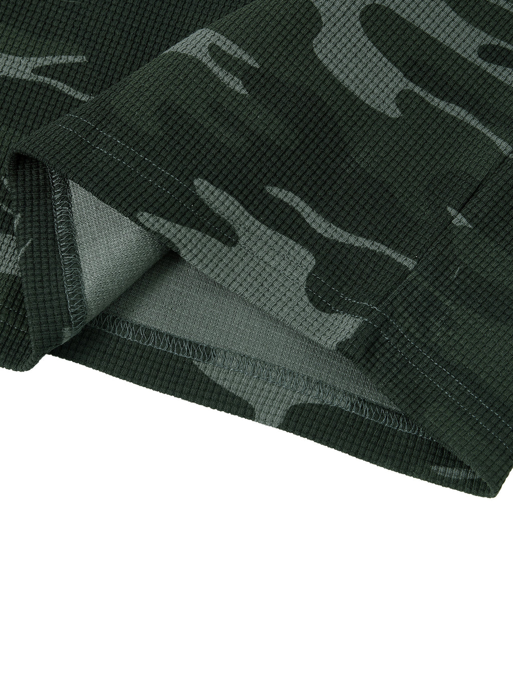 Longsleeve Waffle Boxy Drop Shoulder – Nowrocky™ — ujęcie z góry, kompozycja na płasko