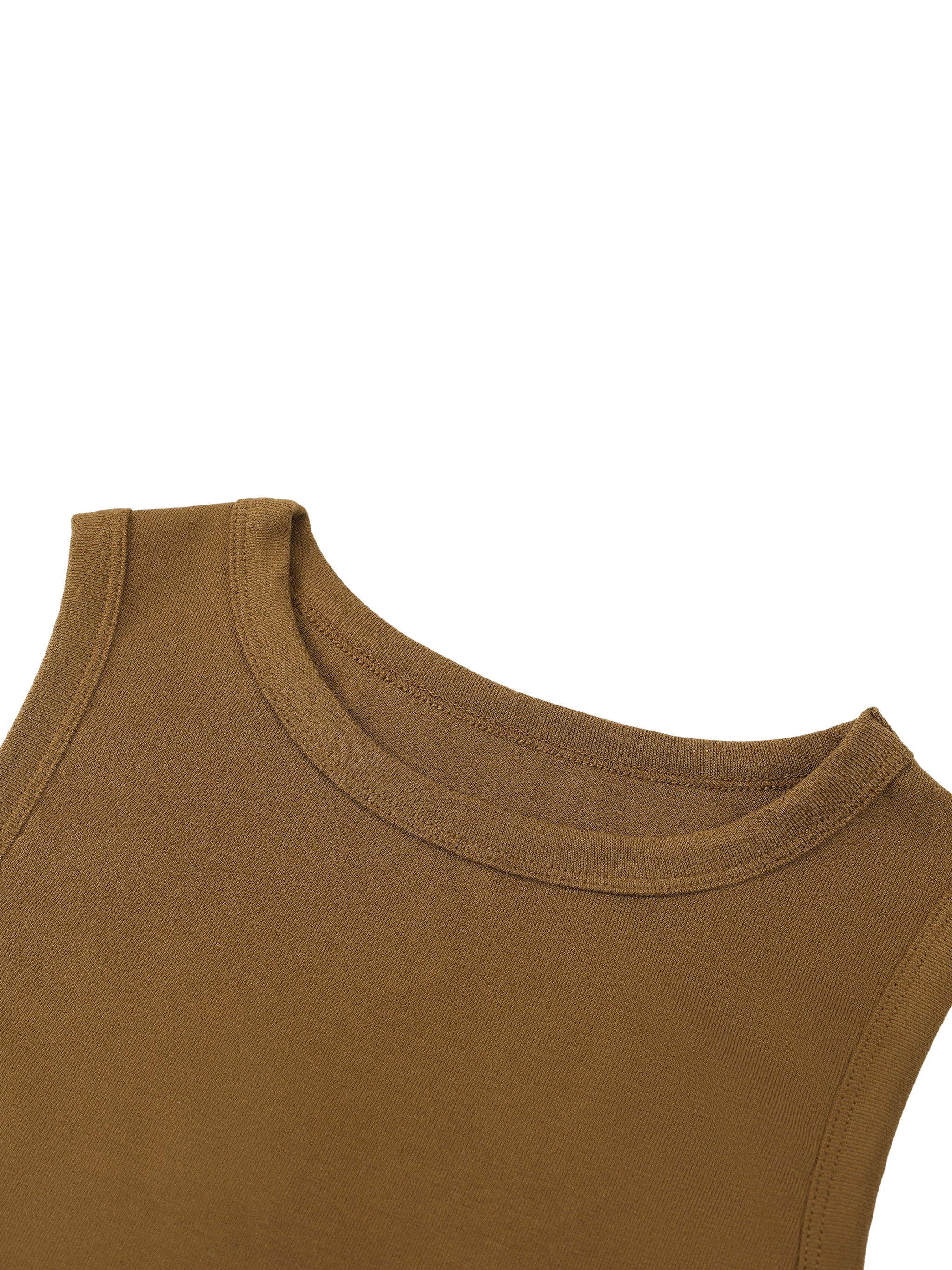 Tank Top Damski Tight Crewneck Crop – Nowrocky™