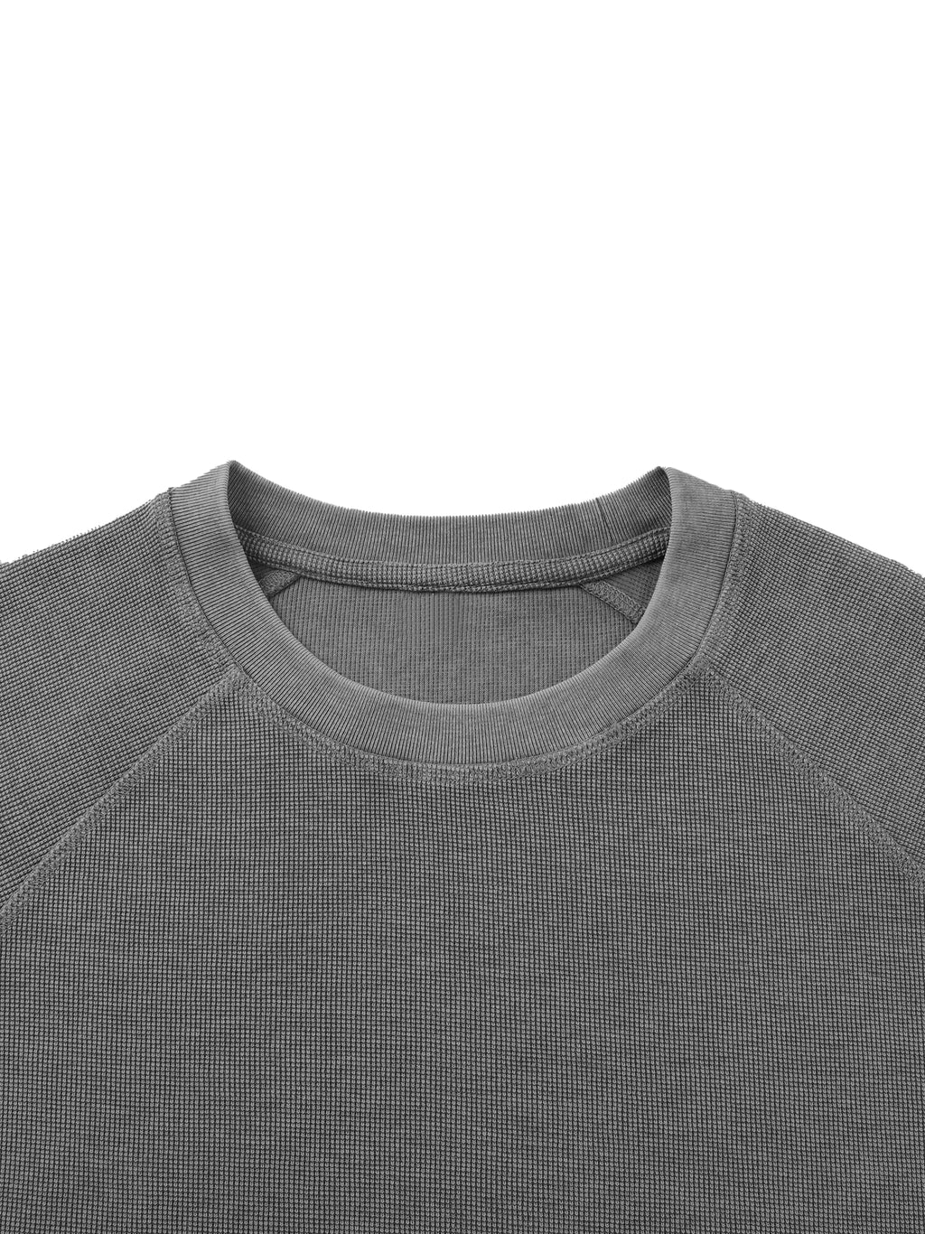 Longsleeve Vintage Wash Boxy Raglan – Nowrocky™ — wykończenie mankietu rękawa