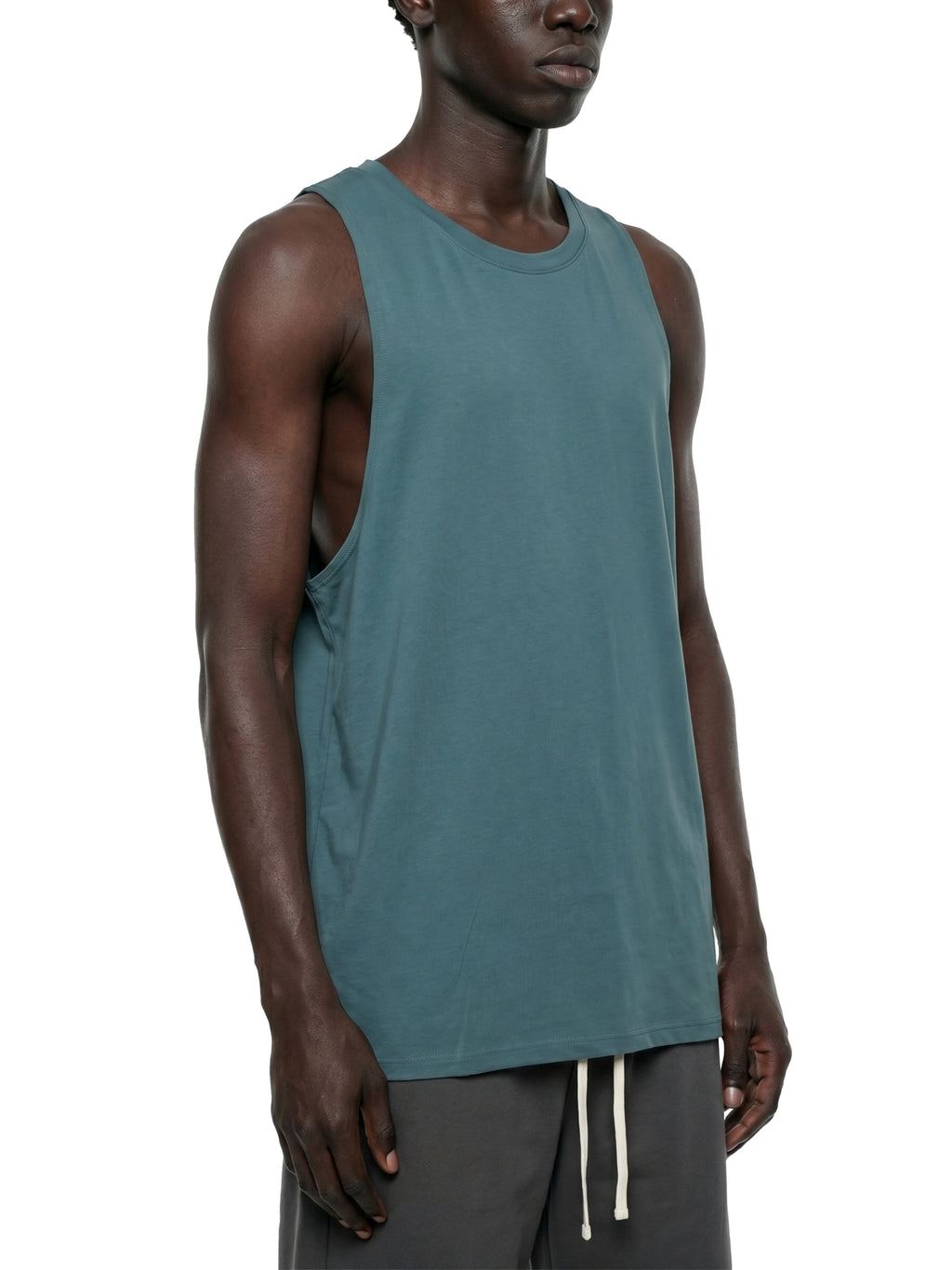 Tank Top Crewneck Loose – Nowrocky™ — zbliżenie na nadruk