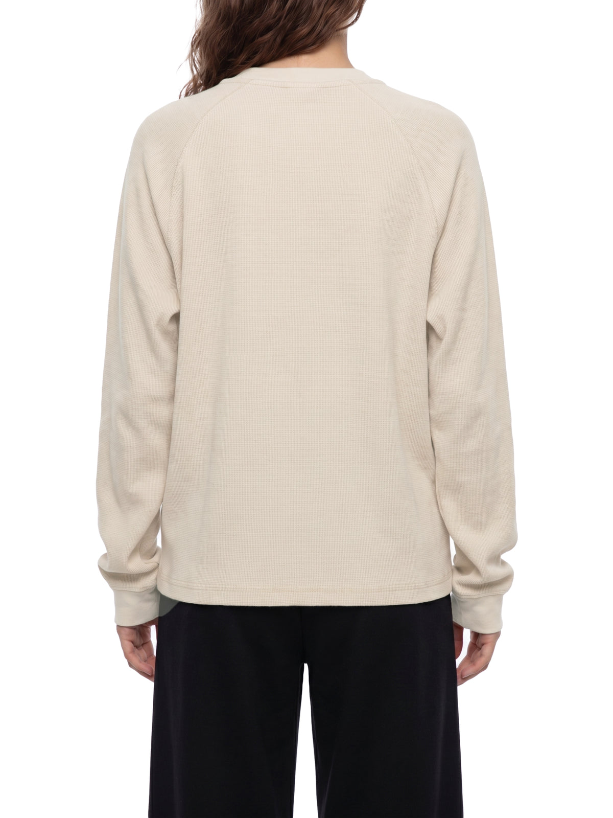 Longsleeve Vintage Wash Boxy Raglan – Nowrocky™ — kadr do pasa od przodu