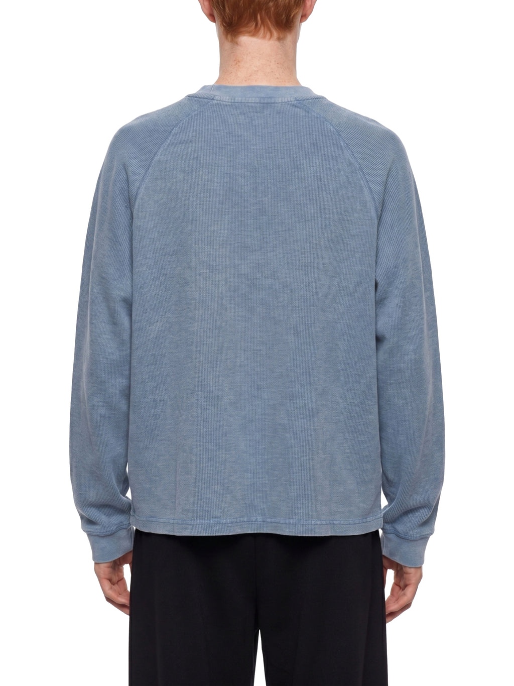 Longsleeve Vintage Wash Boxy Raglan – Nowrocky™ — luźny krój boxy widoczny w ruchu