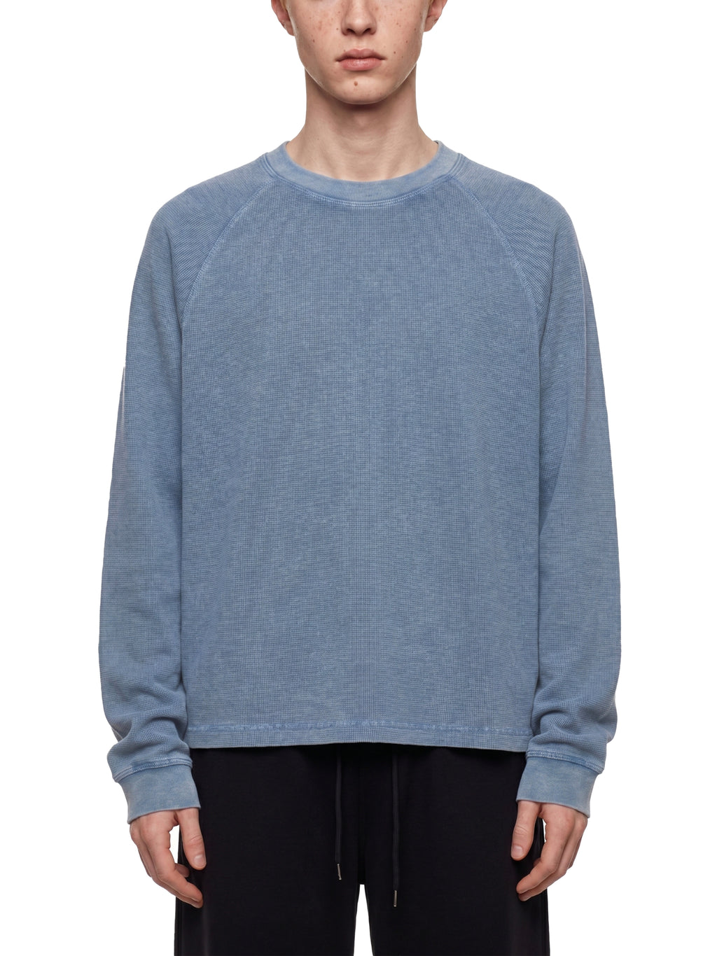 Longsleeve Vintage Wash Boxy Raglan – Nowrocky™ — stylizacja uliczna w pełnym kadrze