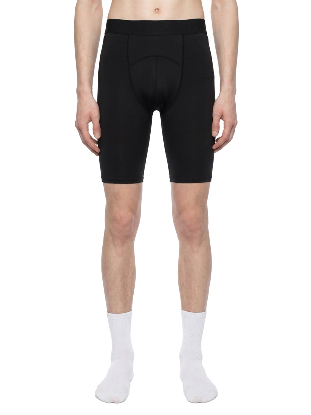 Szorty Rowerowe Tight – Nowrocky™ — ujęcie z profilu, dopasowany krój