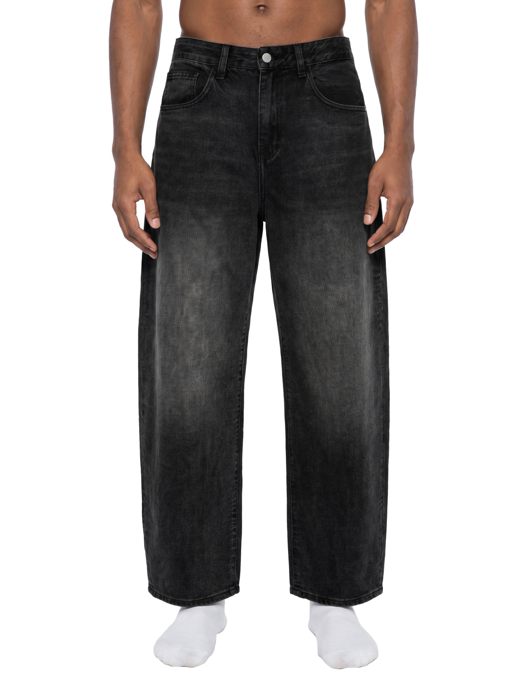 Jeansy Sunfade Vintage Wash Barrel Leg – Nowrocky™